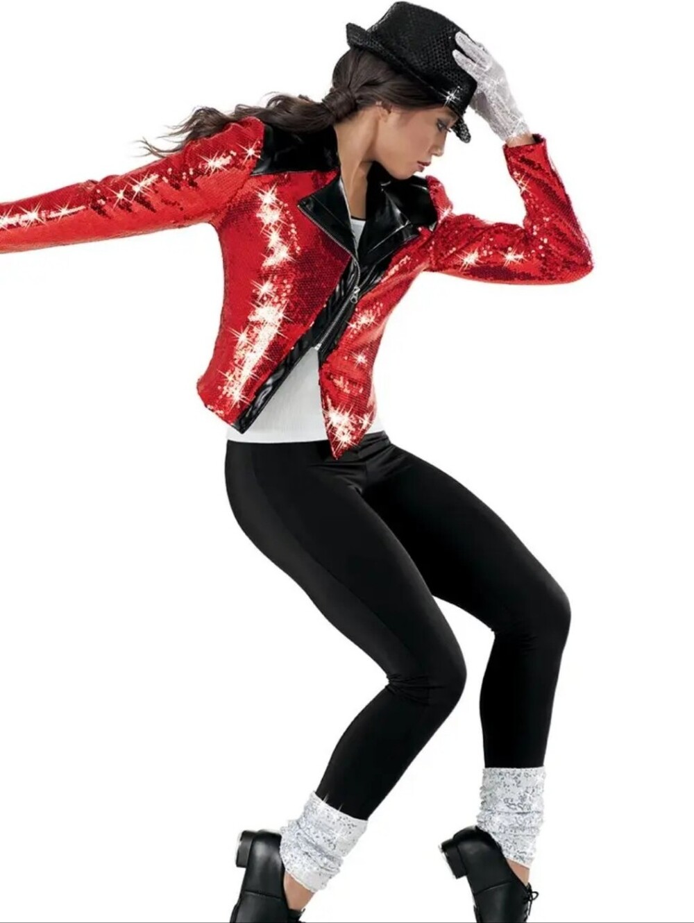 Weissman sequin dance performance jacket, Michael Jackson/ Tylor Size L Nwot